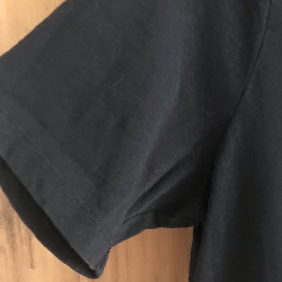 Crewneck SS Black T Shirt Dress by Everlane - Picture 4 of 6